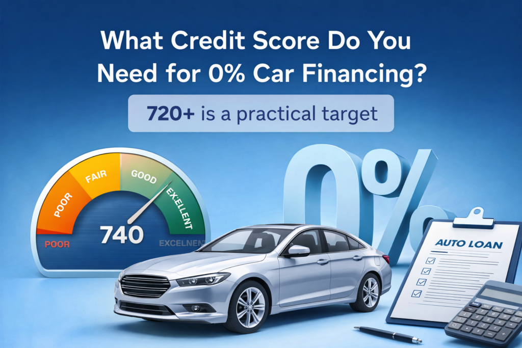 What Credit Score Do You Need for 0% Car Financing?