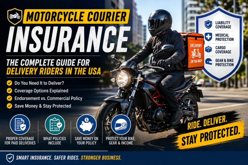 Motorcycle Courier Insurance 2026: Best Cover, Costs & How to Compare