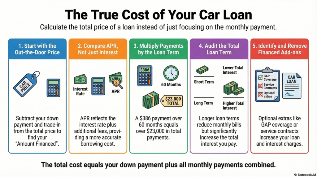 What is the total cost of a car loan? complete guide