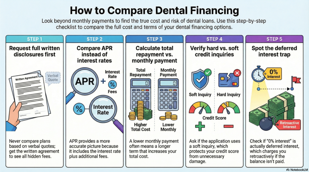 compare dental financing