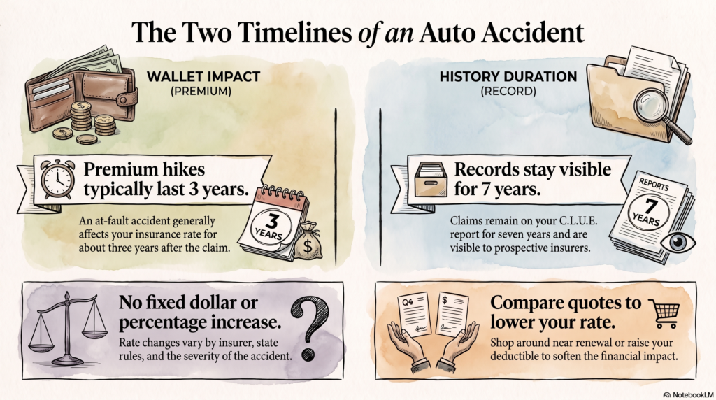 How Long Does an Accident Stay on Your Insurance?